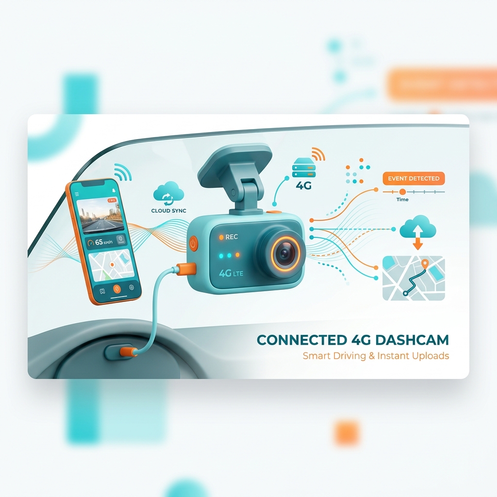 Connected 4G Dashcam