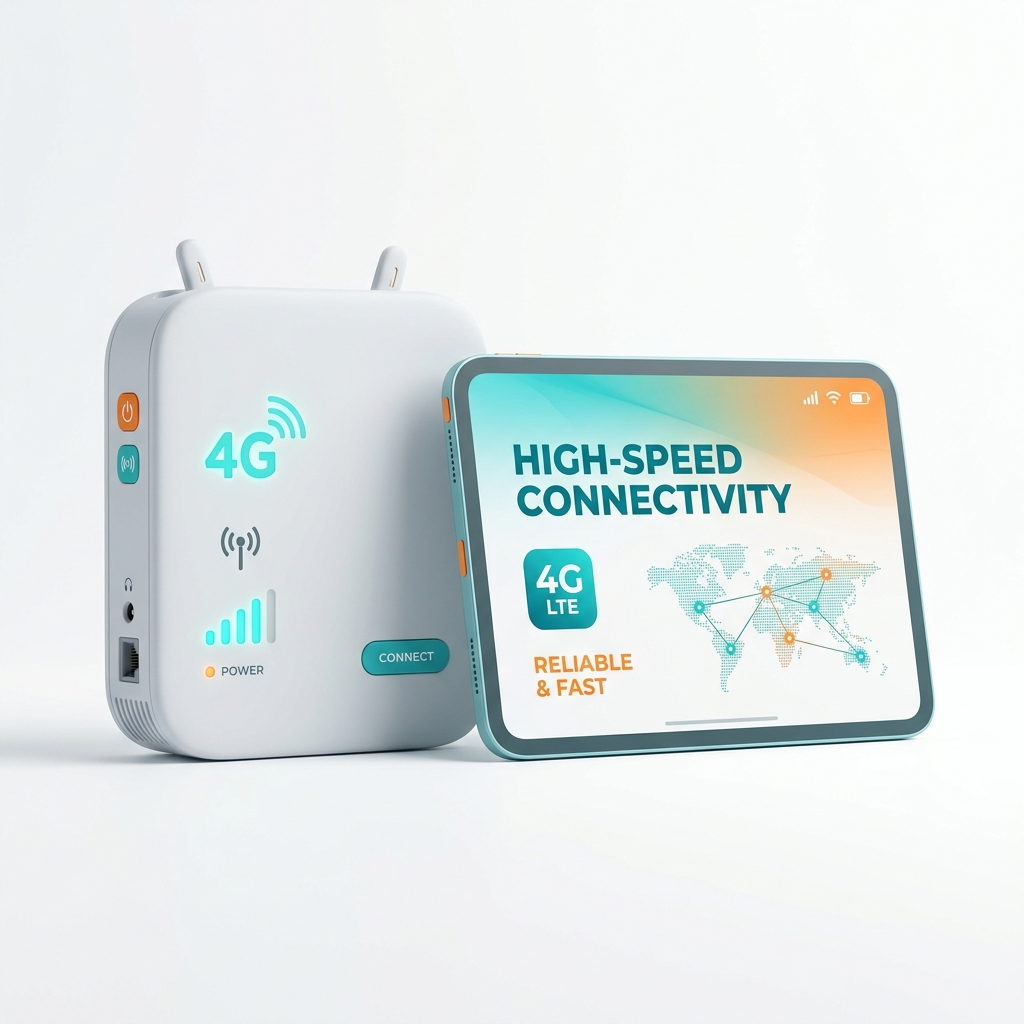 Tablet and 4G Router