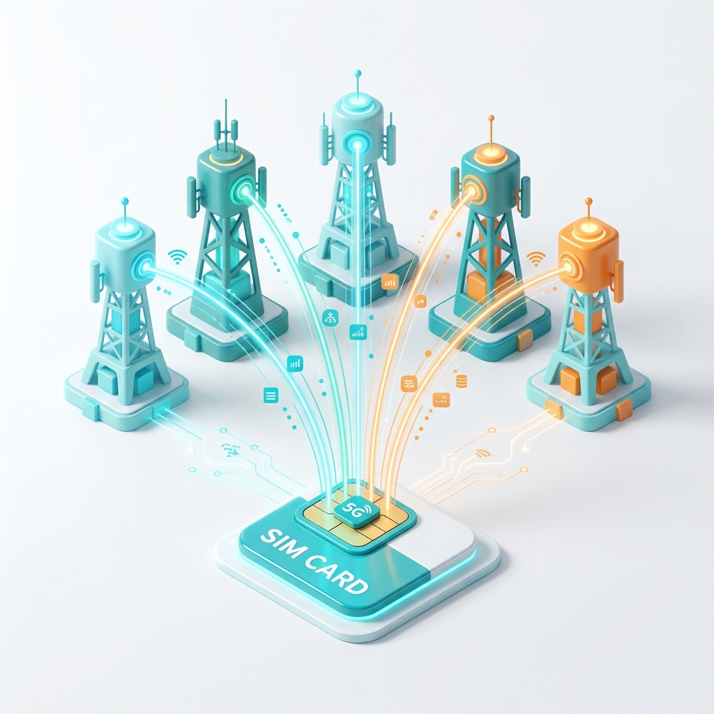 Network Towers Diagram
