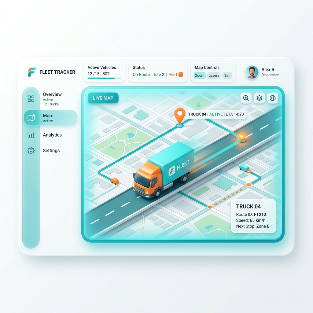 Fleet Management Map