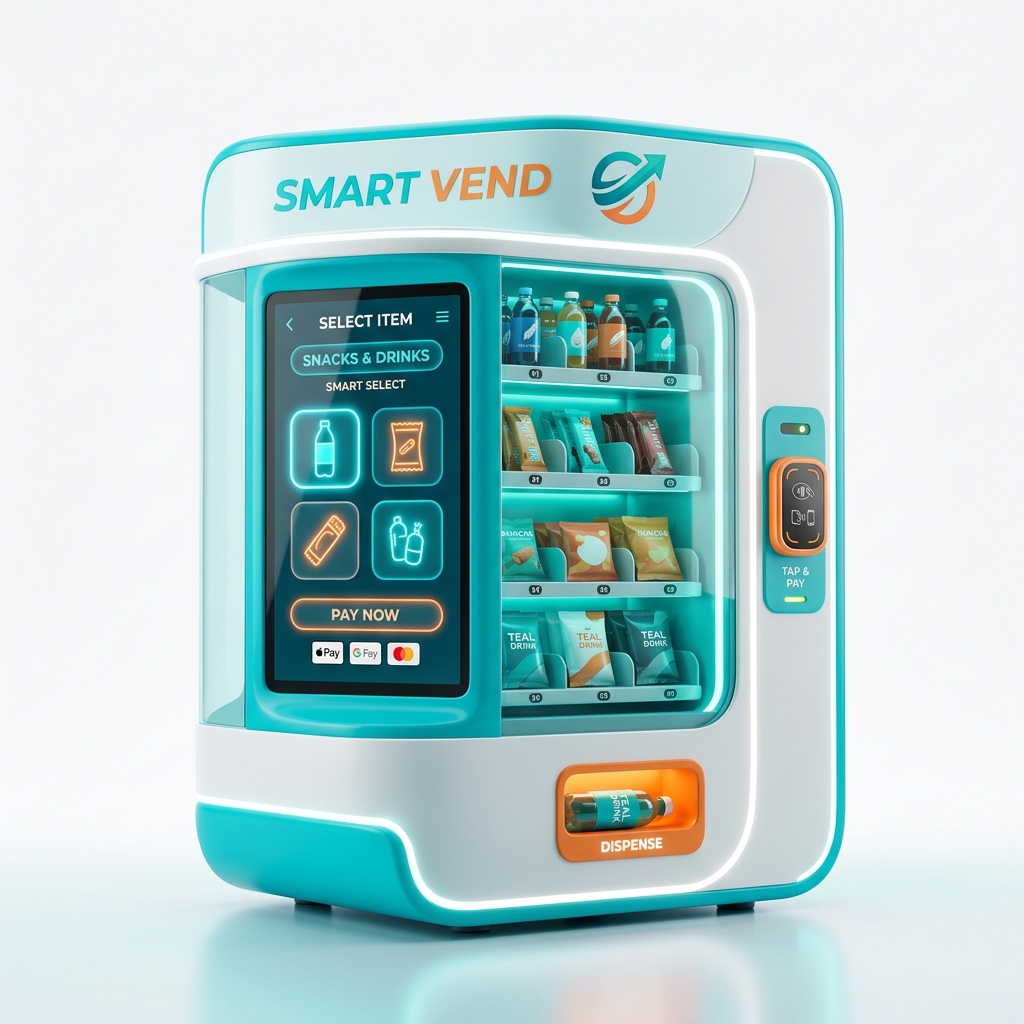 Modern Cashless Vending Machine